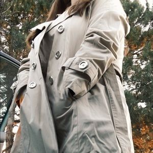 Michael Kors Trench Coat Rain Jacket
